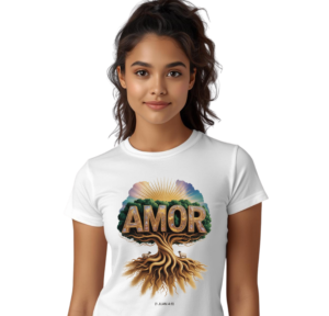 "Amor Eterno" Premium Tee – Roots of Faith Collection