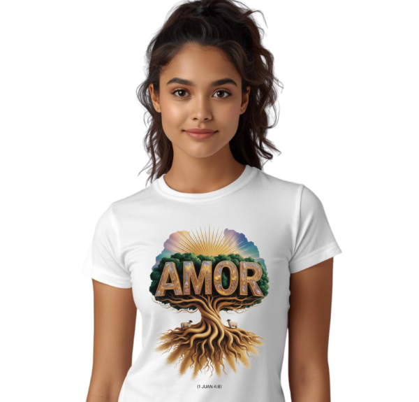 "Amor Eterno" Premium Tee – Roots of Faith Collection