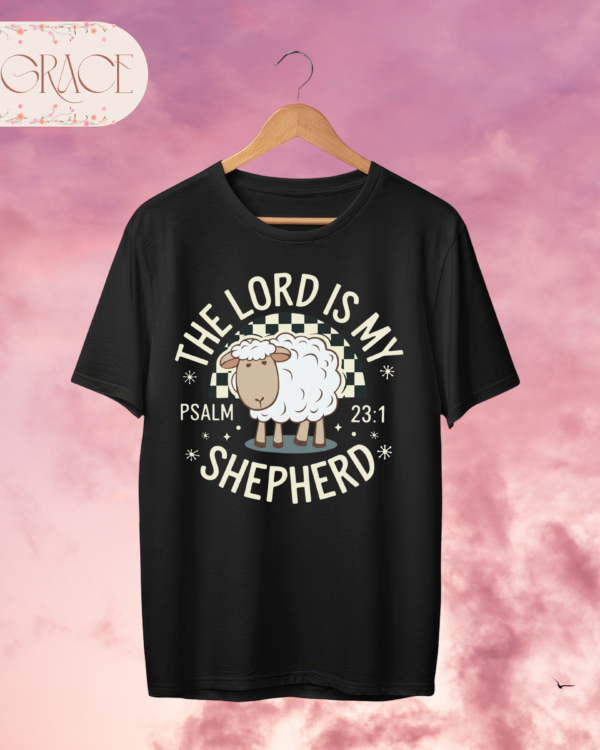 Camiseta Premium «The Lord is My Shepherd» – Salmo 23:1