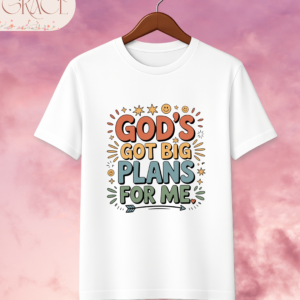 Camiseta Retro "God's Got Big Plans For Me" (Jeremías 29:11) - Grace Gifts