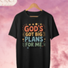 Camiseta Retro "God's Got Big Plans For Me" (Jeremías 29:11) - Grace Gifts