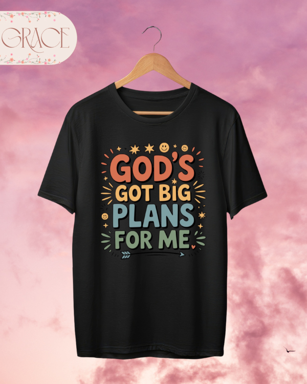 Camiseta Retro "God's Got Big Plans For Me" (Jeremías 29:11) - Grace Gifts
