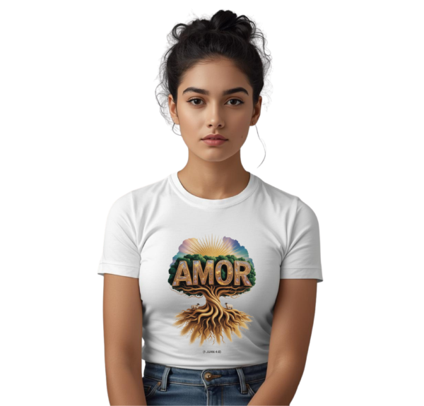 "Amor Eterno" Premium Tee – Roots of Faith Collection