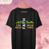 "Faith Can Move Mountains" (Matthew 17:20) Tee – Deep Black Edition Collection