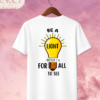 Camiseta Premium "Be A Light" (Mateo 5:16) - Doble Estampado