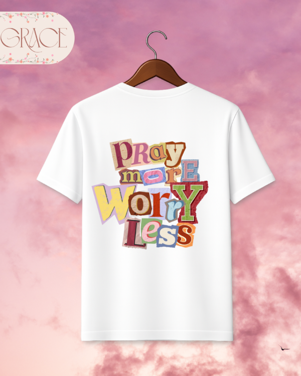 "Jesus Loves You / Pray More" Tee – Pastel Color Double Print Collection