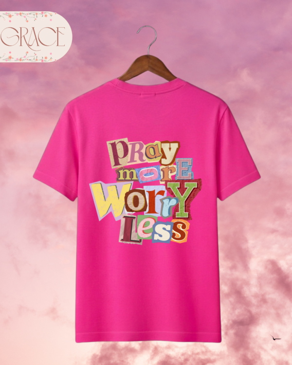 "Jesus Loves You / Pray More" Tee – Pastel Color Double Print Collection