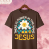 Camiseta de Mujer "There Is Power in the Name of Jesus" Retro (Doble Estampado) – Colección Damas