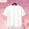 103 Camiseta "Floral Cross & Wildflowers" – Elegant Botanical Christian Tee