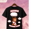 Camiseta Infantil "Jesus Hears You" Chibi – Colección Kids (Unisex)