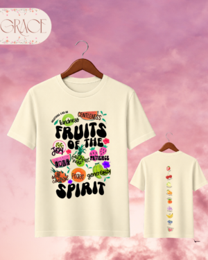 Camiseta Fruits of the Spirit – Colección Fe & Estilo Retro Premium