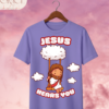 Camiseta Infantil "Jesus Hears You" Chibi – Colección Kids (Unisex)