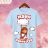Camiseta Infantil "Jesus Hears You" Chibi – Colección Kids (Unisex)
