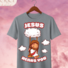 Camiseta Infantil "Jesus Hears You" Chibi – Colección Kids (Unisex)