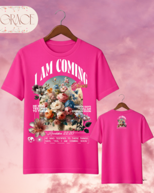 Camiseta de Mujer "I Am Coming Soon" Apocalipsis 22:20 – Colección Damas