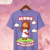Camiseta Infantil "Jesus Speaks to You in the Bible" Chibi – Colección Kids (Unisex)