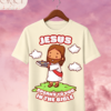 Camiseta Infantil "Jesus Speaks to You in the Bible" Chibi – Colección Kids (Unisex)