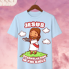 Camiseta Infantil "Jesus Speaks to You in the Bible" Chibi – Colección Kids (Unisex)