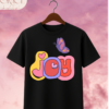Camiseta de Mujer "Joy" con Mariposa Retro – Colección Damas