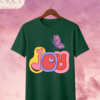 Camiseta de Mujer "Joy" con Mariposa Retro – Colección Damas