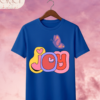 Camiseta de Mujer "Joy" con Mariposa Retro – Colección Damas