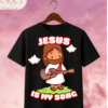 Camiseta Infantil "Jesus Is My Song" Chibi – Colección Kids (Unisex)