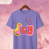 Camiseta de Mujer "Joy" con Mariposa Retro – Colección Damas