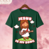 Camiseta Infantil "Jesus Is My Song" Chibi – Colección Kids (Unisex)
