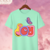 Camiseta de Mujer "Joy" con Mariposa Retro – Colección Damas