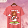 Camiseta Infantil "Jesus Is My Song" Chibi – Colección Kids (Unisex)