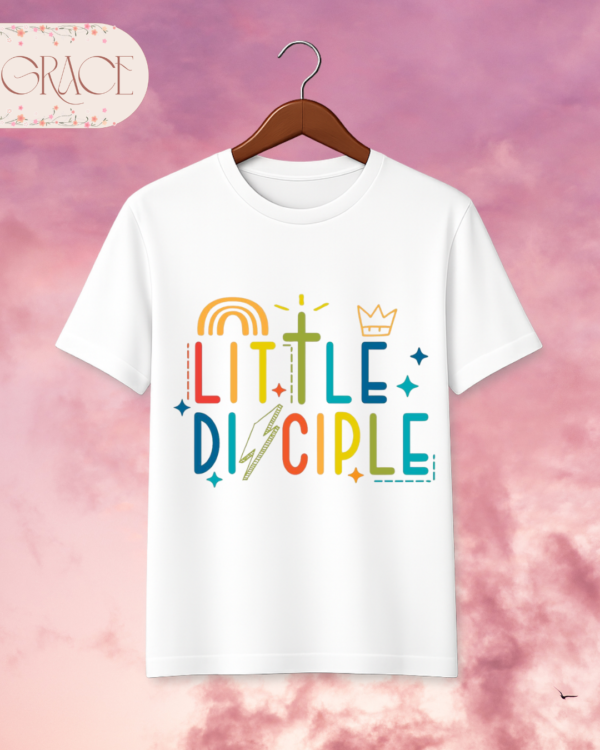 Camiseta Infantil "Little Disciple" – Colección Kids (Unisex)