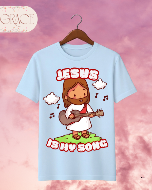 Camiseta Infantil "Jesus Is Waiting for You" Chibi – Colección Kids (Unisex)