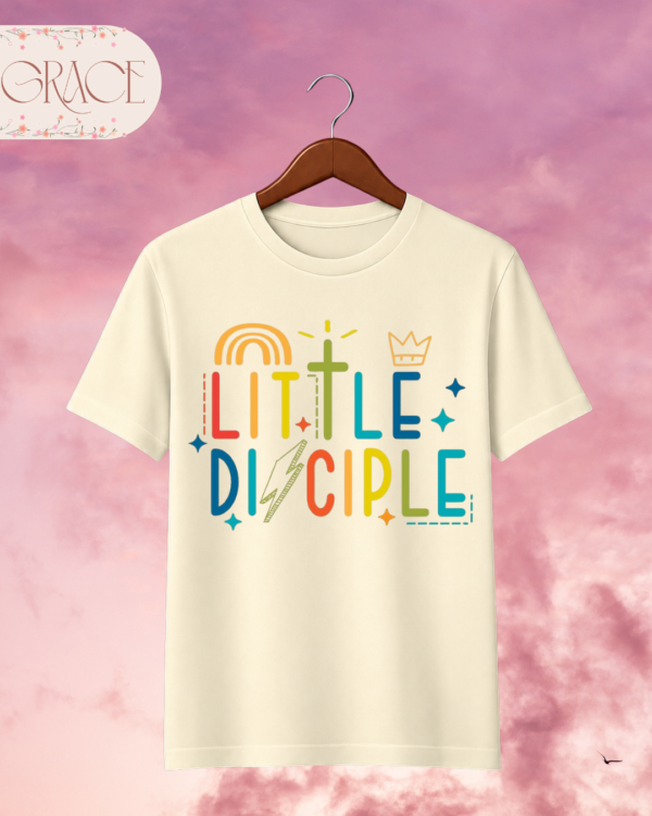 Camiseta Infantil "Little Disciple" – Colección Kids (Unisex)