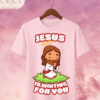 Camiseta Infantil "Jesus Is Waiting for You" Chibi – Colección Kids (Unisex)