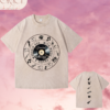 Franela Acid Washed Cristiana - Colección Worship God With Music Vinilo (Premium)