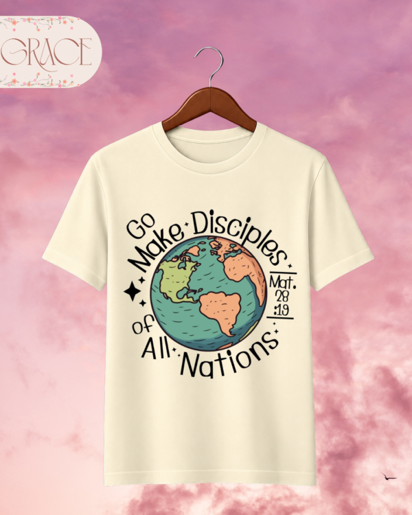 Camiseta "Go Make Disciples" – Great Commission Missionary Tee