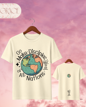 27 Camiseta "Go Make Disciples" – Great Commission Missionary Tee