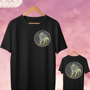 Camiseta "Be Strong (Lion Medallion)" – Psalm 31:24 Courage Tee