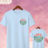 Camiseta Premium «Life with God is an Adventure» -- Edición Mint Green (Doble Estampado)