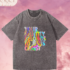 37 Franela Acid Washed Cristiana - Colección Your Identity Holográfica (Premium)
