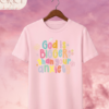 4 Camiseta Infantil "God is Bigger than your Anxiety" – Colección Kids (Niñas)