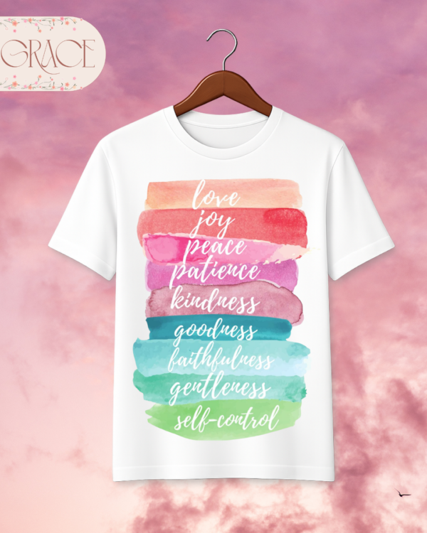 Camiseta Premium «Fruits of the Spirit (Watercolor)» -- Edición Off White