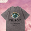Franela Acid Washed Cristiana - Colección El Roi Doble Cara (Premium)