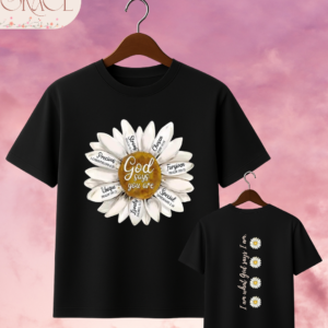 Camiseta de Mujer "God Says You Are" Margarita – Colección Damas