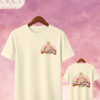Camiseta Premium «One Way (Retro Rainbow)» -- Edición Coral (Doble Estampado)