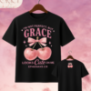 Camiseta de Mujer "I'm Not Perfect, But Grace Looks Cute on Me" (Doble Estampado) – Colección Damas