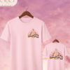 Camiseta Premium «One Way (Retro Rainbow)» -- Edición Coral (Doble Estampado)