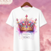 Camiseta Premium «Daughter of the King (Jeweled Crown)» -- Edición Off White (Doble Estampado)