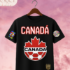 Custom World Soccer Jersey T-Shirt Canadá (230 GSM) – 2026 World Cup Edition (Double Sided Print)