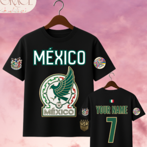 Camiseta Premium de Fútbol «Mexico Heavyweight» (230 GSM) – Edición Copa del Mundo 2026 (Estampado a Doble Cara)